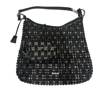 COBO Internazionale Meshed Handbag Women’s Hobo Shoulder Bag Purse w/ Coin Bag